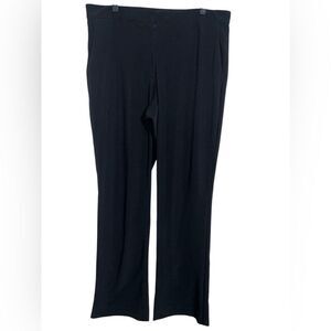 Boston Proper black wide leg pants size 12 stretchy 32”X 33”